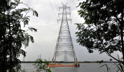400KV Transmission line Vijayawada to Nellore